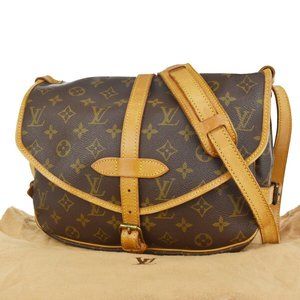 Auth Louis Vuitton Saumur 30 Crossbody #44208L58B